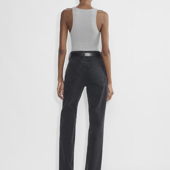 ARITZIA BABATON 90s BODYSUIT XS HEATHER CHROME BRAND NEW WITH TAGS! - Picture 4 of 16